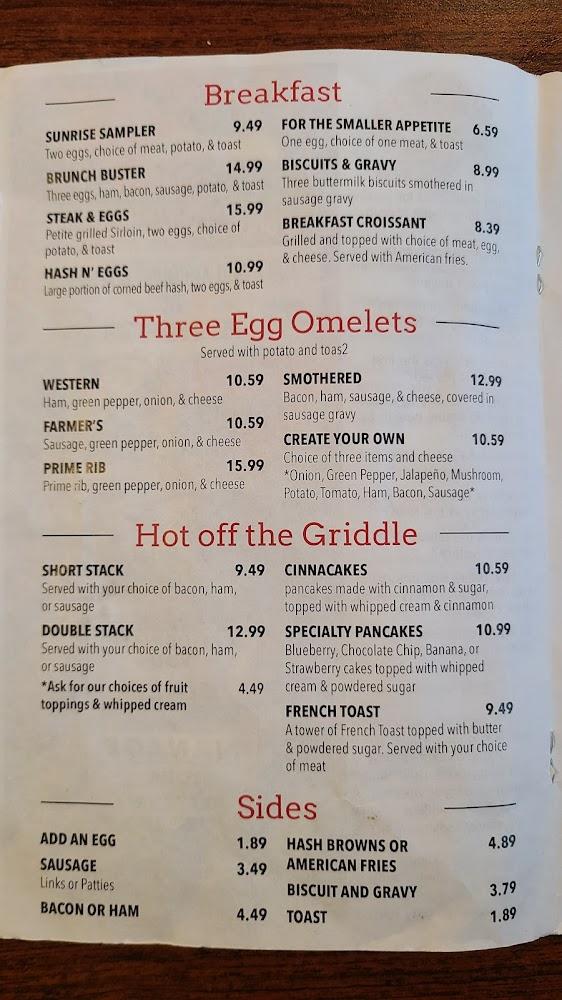 Suzie Q's Breakfast Nook Menu image 4